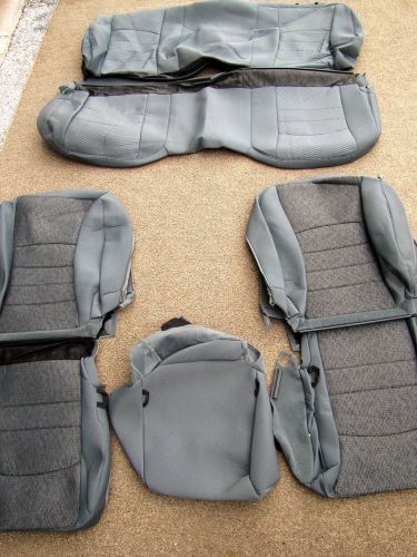 Leather seat covers for 2013 dodge ram crew cab factory take off grey a212