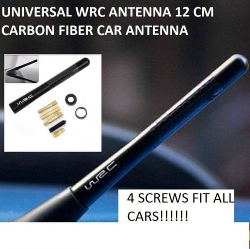 Wrc black carbon fiber short 4.7 inch antenna fit ford toyata  all model