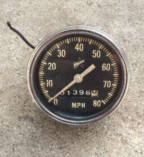 Stewart warner 821925 gauge polaris vintage speedometer odometer