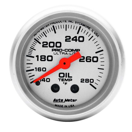 Autometer 4341 ultra-lite mechanical oil temperature gauge