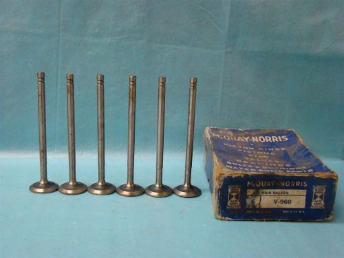 1934 1935 oldsmobile f34 f35 213 exhaust valve set 6 gm 405629 gmc t16 nors usa