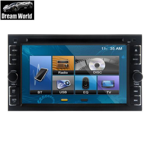 Hd double 2din touch stereo car dvd player bluetooth radio ipod sd/usb fm