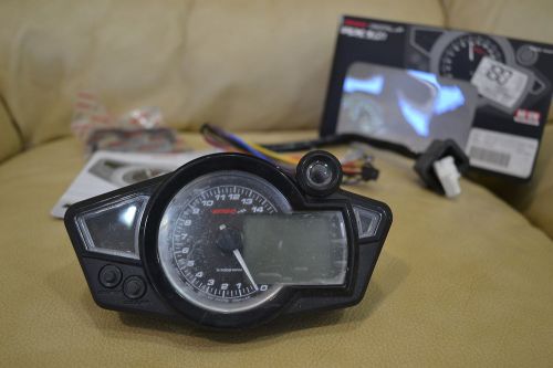Koso digital rx1n gp style meter dash panel gauge black ba011w02