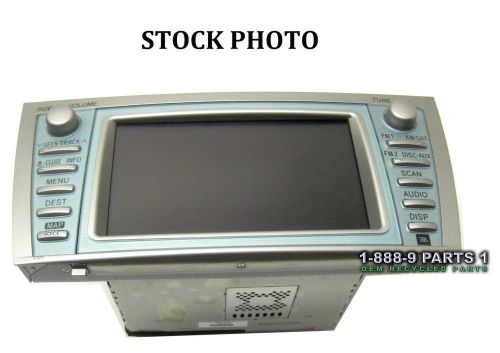 Navigation gps radio display screen 07 08 09 toyota camry hybrid e7011 # a713542