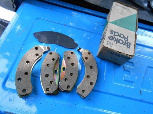 79 80 81 ford mustang front brake pads (4 pad set) ghia, base model new nos