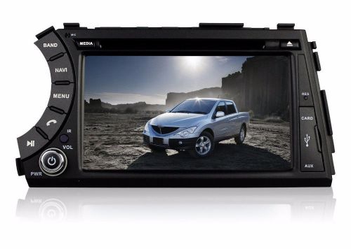 Car dvd for ssangyong actyon kyron with gps navigation radio bluetooth usb ipod