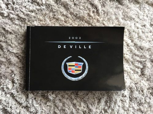 2002 cadillac deville owners manual