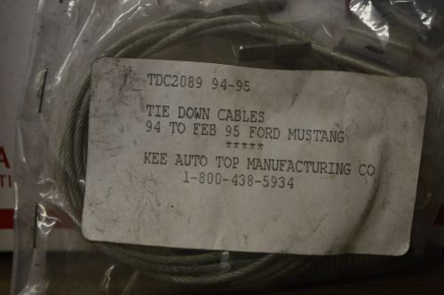 Kee auto top convertible top tension cables 94-95 99-04 ford mustang (tdc-2089)