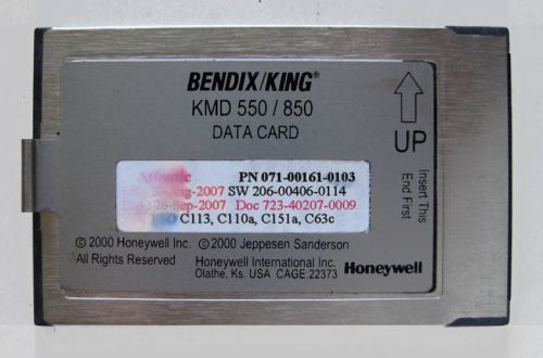 Vintage used bendix/king kmd 550/850 data card