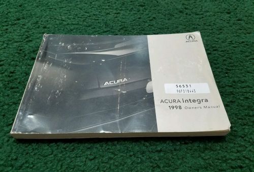 98 1998 acura integra owners manual