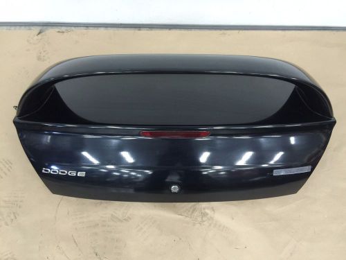 2003-2005 dodge neon srt4 2.4l black trunk lid assembly with spoiler wing turbo