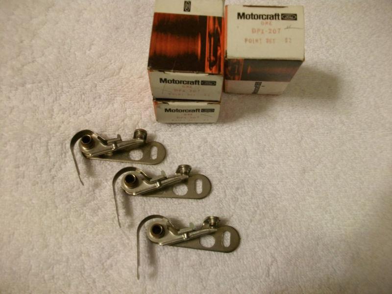 Ignition points ford motorcraft dpx207 lot of three