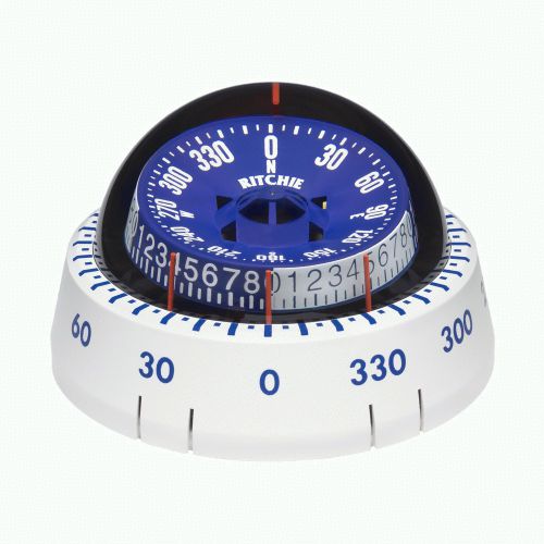 New ritchie xp-98w x-port tactician compass - surface mount - white