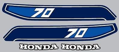 1982 82&#039; honda atc 70 gas tank 7 pcs sticker atv decals logos free shipping