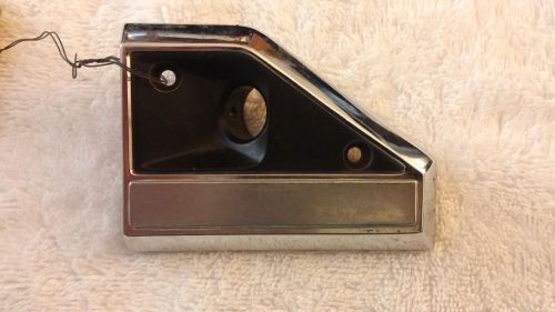 Nos 1973-74 pontiac bonneville remote door mirror control escutcheon  # 9619672