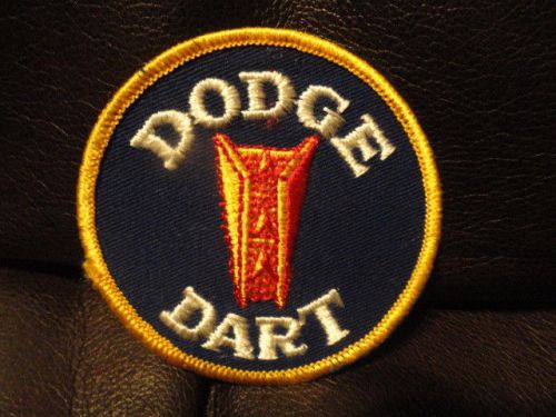 Dodge dart patch - vintage - new - original - auto - 3 1/8 inches
