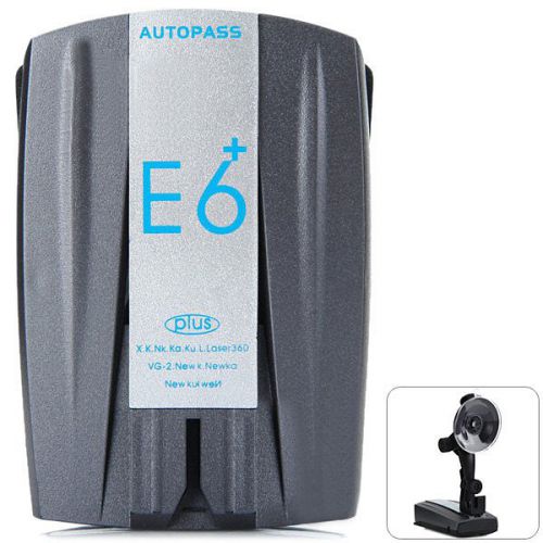 E6 speed radar detector 360 degree alarm for car auto support camera and distanc