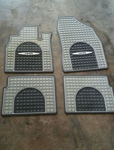 Gm all weather floor mat set front/rear/ chevy hhr