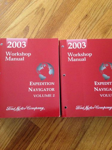 2003 expedition navigator shop manual new