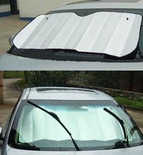 Car sunshade 140 * 70 double-sided silver bubble cotton before the file a358