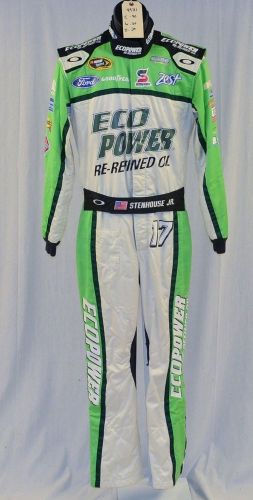 Ricky stenhouse eco power sfi-5 race used nascar driver fire suit #4931 40/30/29
