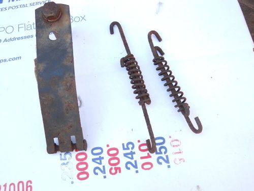 1977 skidoo 340 everest electric parts: exhaust y  pipe-retainer spring assembly