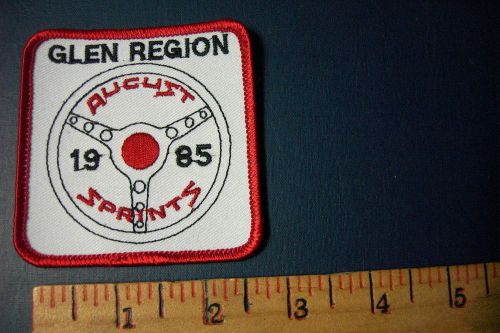 Glen region watkins glen 1985 sprints vintage embroidered patch