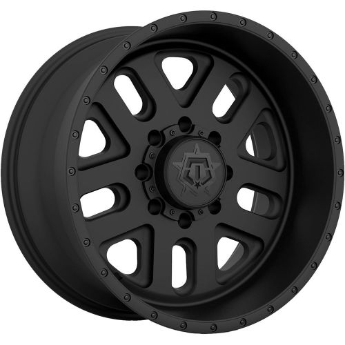 20x10 black tis 539b 5x5 -25 wheels toyo open country mt 33x12.50r20lt tires