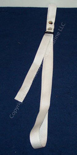 White adjustable boat fender bumper straps new docking american made in usa
