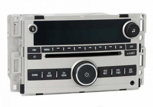 2007 pontiac g5 am fm radio cd player w auxiliary input - part number 25775628
