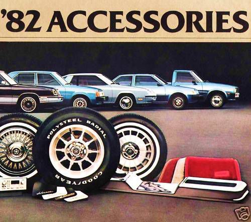1982 chrysler plymouth factory accessories brochure