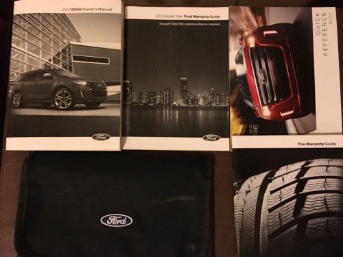 2013  ford edge  owners manual
