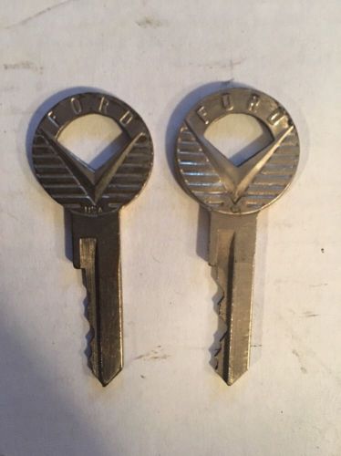 Vintage old ford keys set