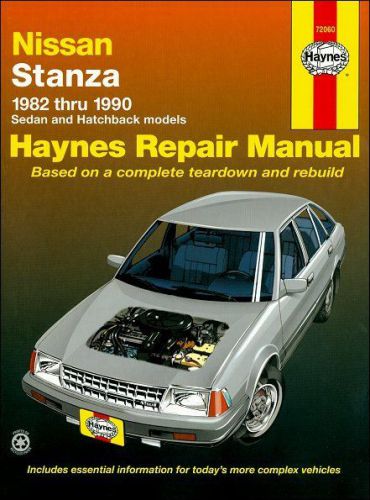 Nissan stanza repair manual 1982-1990