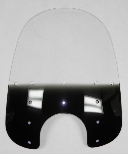 Memphis shades fats 21&#034; windshield 7&#034; cutout gradient black