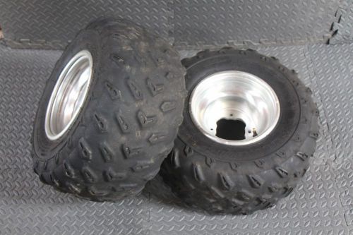 Dunlop kt345 rear tires wheels aluminum rims yamaha banshee yfz450 raptor k-30