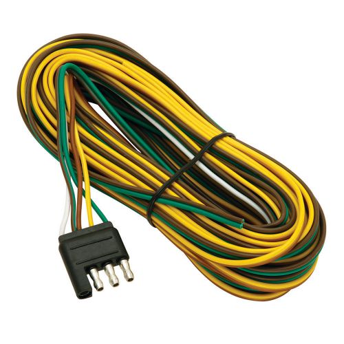 Wesbar 707261 25&#039; 4-way flat wiring harness 3&#039; ground wishbone