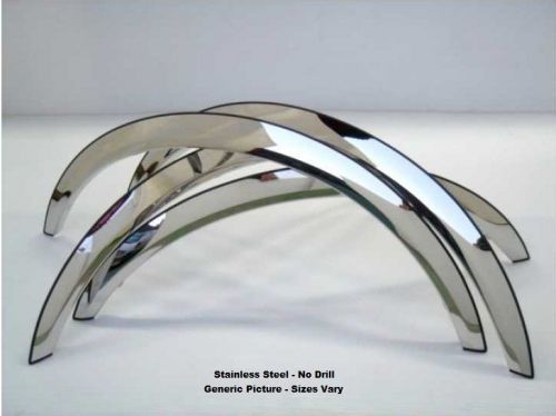 2007-2010 chevy silverado 1500 stainless steel fender trim