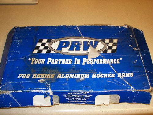 Prw industries 1.70 ratio full roller pro rocker arm bbc 16 pc p/n 0345402 look