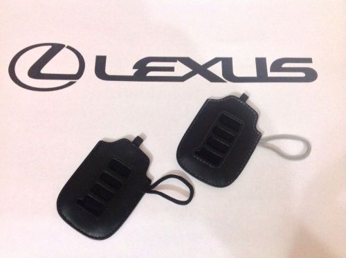 Lexus leather smart key cover fob  2013 es350 gs350 gs450h es300h oem black