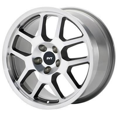 Ford racing silver 2007-2009 mustang svt wheel 18"x9.5" 5x4.5" bc