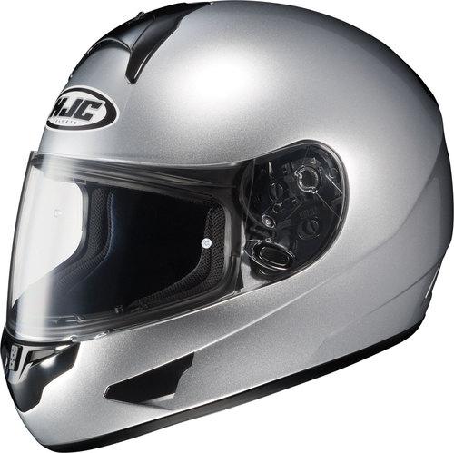Hjc cl-16 chrome silver full-face motorcycle helmet  size small