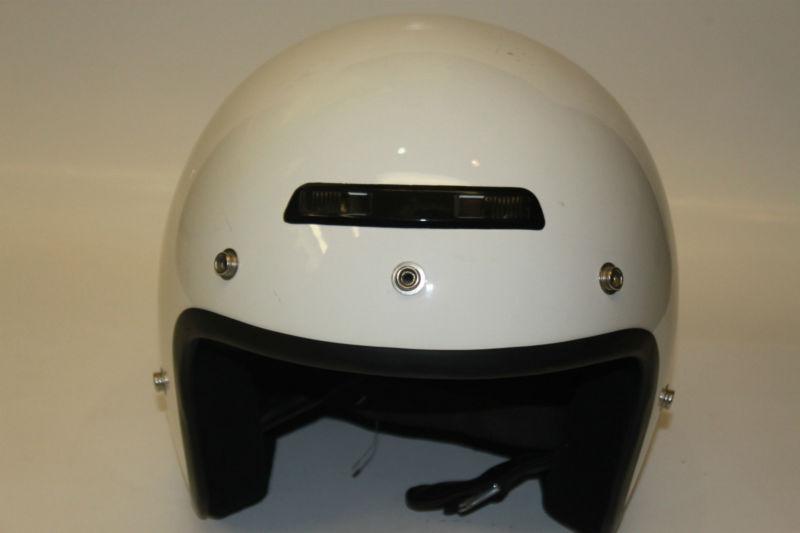 Used classic arai s-500 motorcycle helmet snell-m90 dot x-large white 
