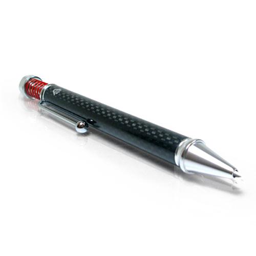 Auto suspension real carbon fiber rollerball pen, in box, great gift