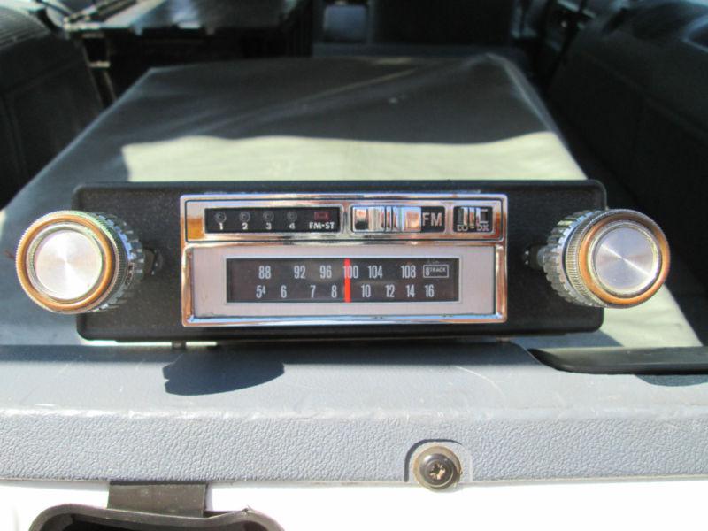 Vintage in dash audiovox am/fm radio with 8-track player