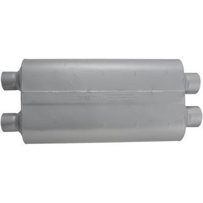 Flowmaster muffler bb ii 70 series dual 2 1/4" inlet/dual 2 1/4" outlet steel ea