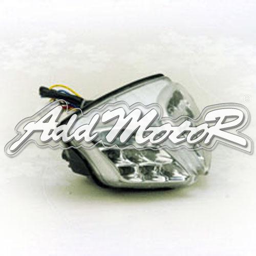 For gsxr600 2008 motorcycle led lamp brake holder tail light clear 