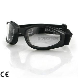 Crossfire motorcycle biker folding goggles clear lens