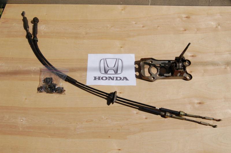Honda - prelude - 90-91 manual shift cables, shift lever and mounting hardware