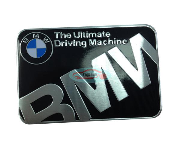Metal rear the ultimate driving machine badge emblem sticker decal for m5 m3 m6